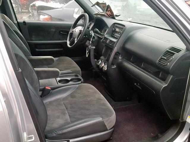 JHLRD78802C079933 - 2002 HONDA CR-V EX SILVER photo 5