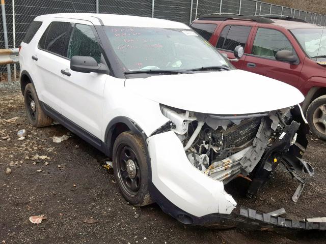 1FM5K8AR1DGA31438 - 2013 FORD EXPLORER P WHITE photo 1