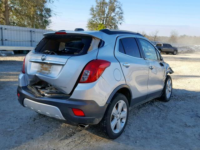 KL4CJCSB6FB230403 - 2015 BUICK ENCORE SILVER photo 4