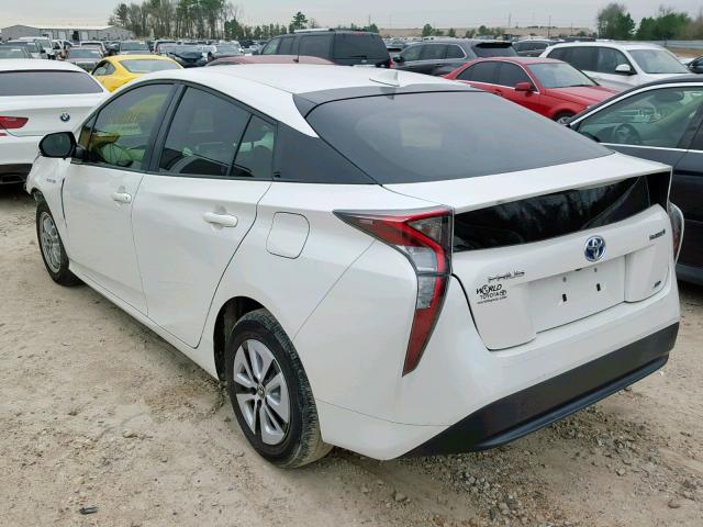 JTDKARFU0H3029951 - 2017 TOYOTA PRIUS WHITE photo 3