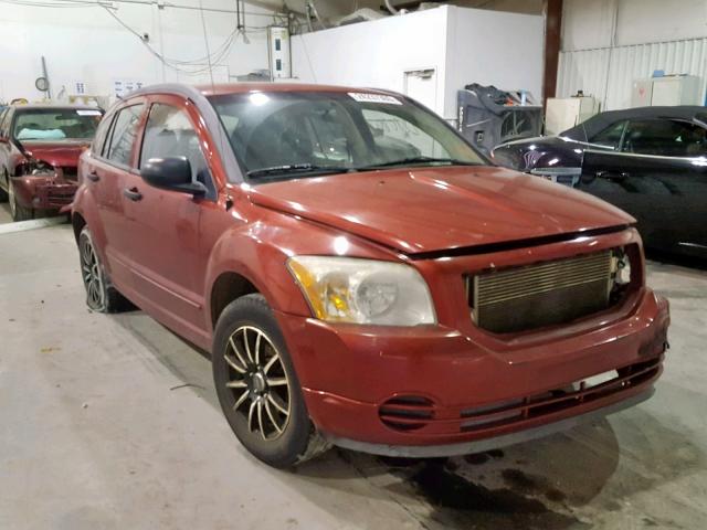 1B3HB28B87D176751 - 2007 DODGE CALIBER RED photo 1