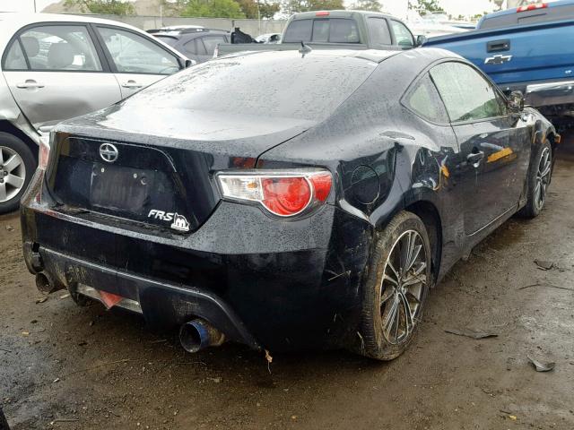JF1ZNAA19D2704624 - 2013 TOYOTA SCION FR-S BLACK photo 4