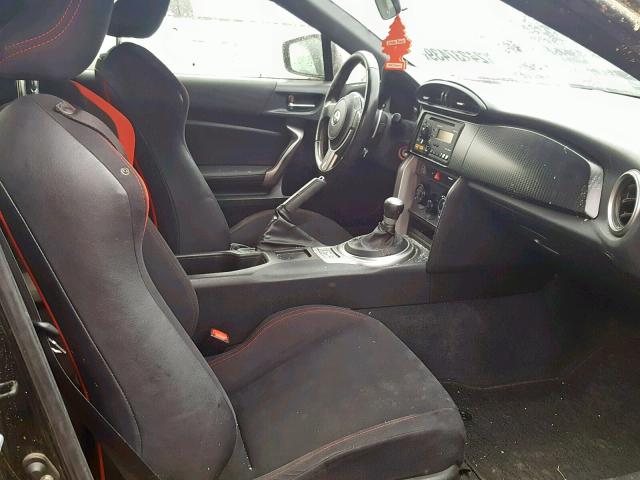 JF1ZNAA19D2704624 - 2013 TOYOTA SCION FR-S BLACK photo 5