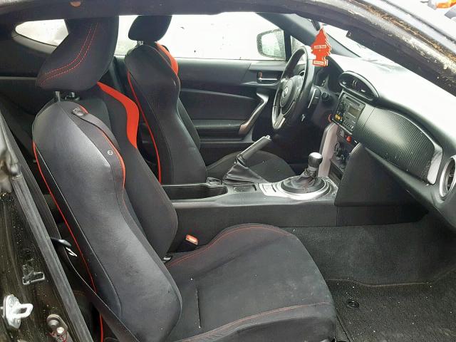 JF1ZNAA19D2704624 - 2013 TOYOTA SCION FR-S BLACK photo 6