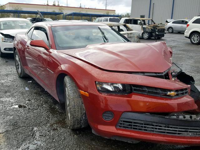 2G1FB1E36F9286313 - 2015 CHEVROLET CAMARO LS RED photo 1