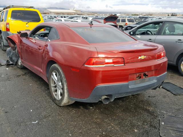 2G1FB1E36F9286313 - 2015 CHEVROLET CAMARO LS RED photo 3