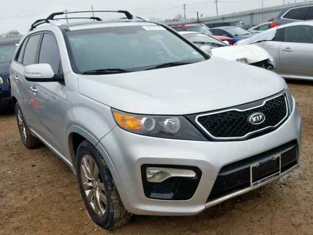 5XYKW4A20CG273226 - 2012 KIA SORENTO SX SILVER photo 1