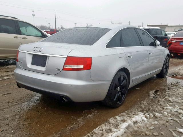 WAUDG74FX6N054810 - 2006 AUDI A6 3.2 QUA SILVER photo 4