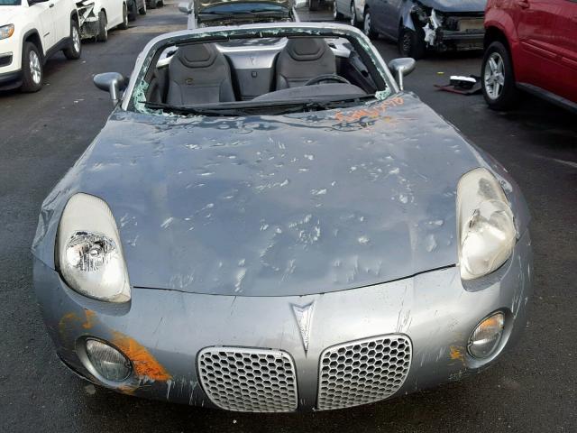 1G2MB35B47Y109990 - 2007 PONTIAC SOLSTICE BLUE photo 9