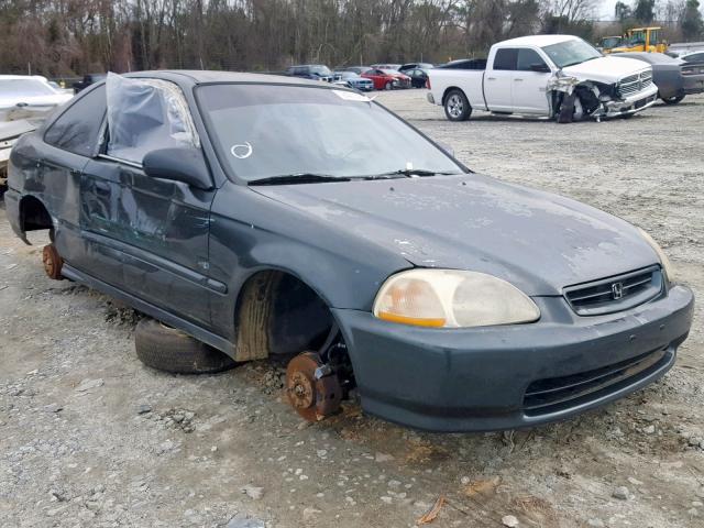 1HGEJ6225VL000801 - 1997 HONDA CIVIC DX GREEN photo 1