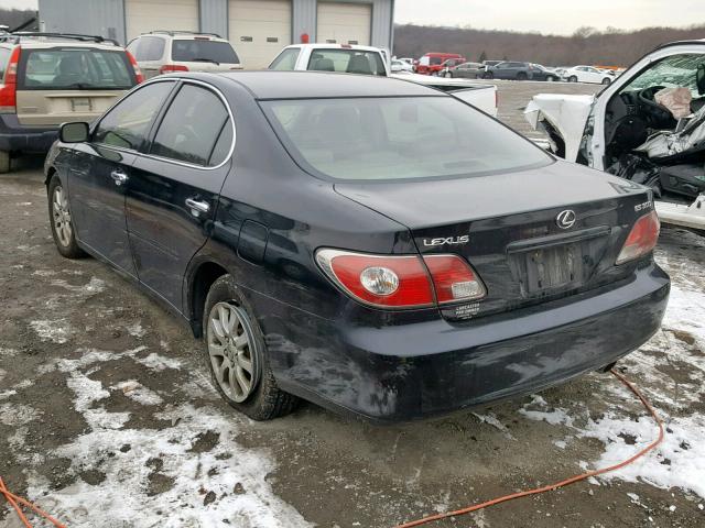 JTHBF30G836014234 - 2003 LEXUS ES 300 BLACK photo 3