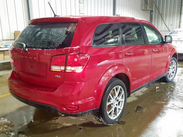 3C4PDCEG1FT552631 - 2015 DODGE JOURNEY R/ RED photo 4