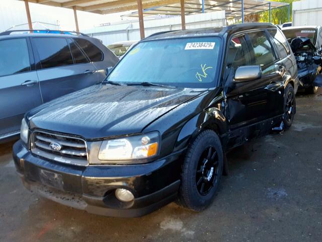 JF1SG65693H714001 - 2003 SUBARU FORESTER 2 BLACK photo 2