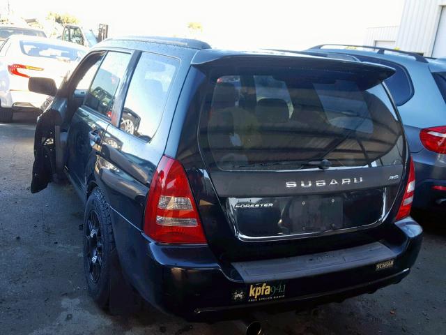 JF1SG65693H714001 - 2003 SUBARU FORESTER 2 BLACK photo 3