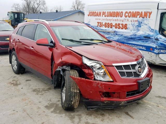 3GYFNAEY4BS574185 - 2011 CADILLAC SRX LUXURY RED photo 1