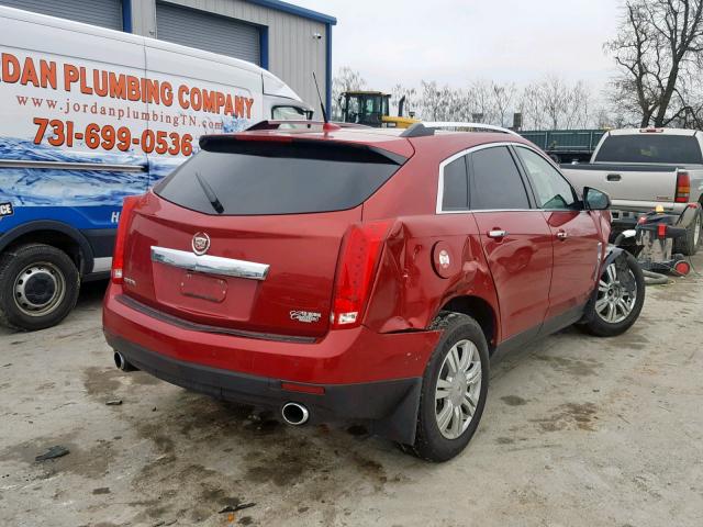 3GYFNAEY4BS574185 - 2011 CADILLAC SRX LUXURY RED photo 4