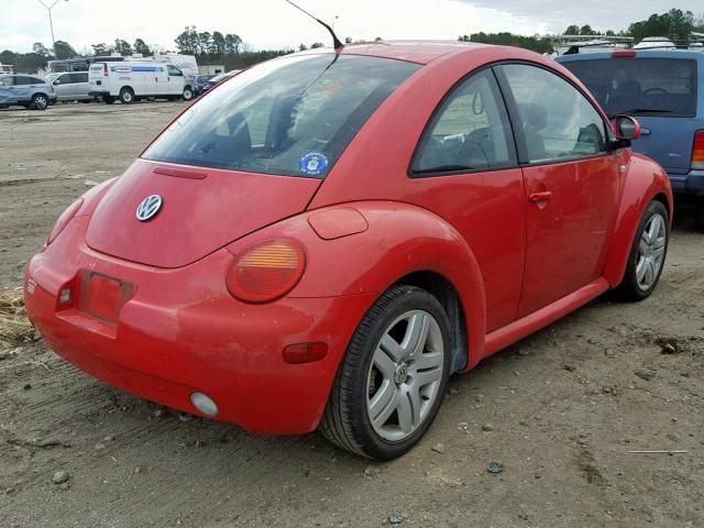 3VWCA21C9YM494640 - 2000 VOLKSWAGEN NEW BEETLE წითელი ფოტო 4
