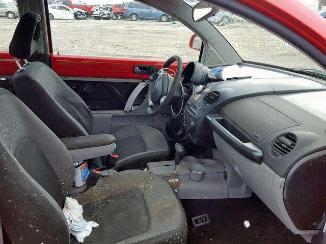 3VWCA21C9YM494640 - 2000 VOLKSWAGEN NEW BEETLE წითელი ფოტო 5