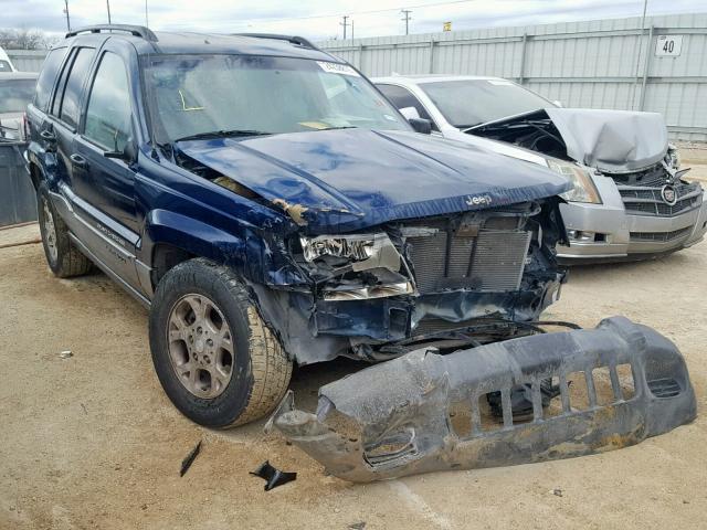 1J4GX48S62C304873 - 2002 JEEP GRAND CHER BLUE photo 1