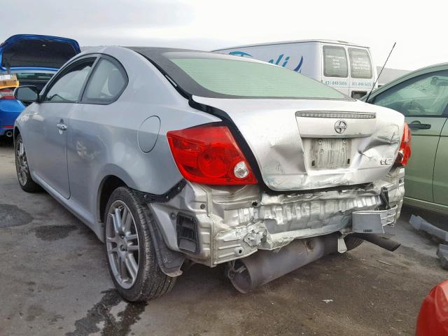 JTKDE177170165151 - 2007 TOYOTA SCION TC SILVER photo 3