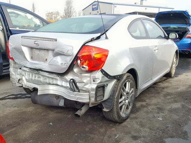 JTKDE177170165151 - 2007 TOYOTA SCION TC SILVER photo 4