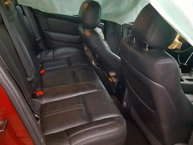 1LNHL9DK3DG612406 - 2013 LINCOLN MKS BURGUNDY photo 6