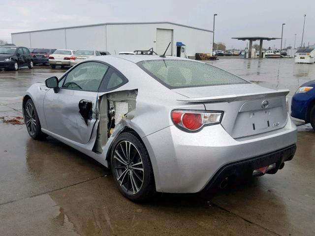 JF1ZNAA16D1719278 - 2013 TOYOTA SCION FR-S SILVER photo 3