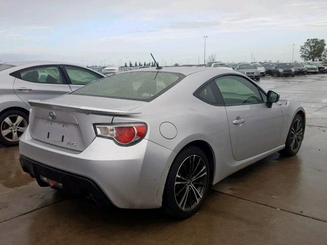 JF1ZNAA16D1719278 - 2013 TOYOTA SCION FR-S SILVER photo 4