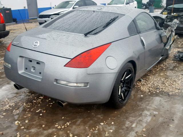 JN1AZ34D56M306057 - 2006 NISSAN 350Z COUPE GRAY photo 4