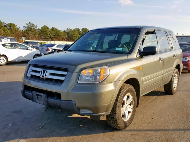 5FNYF18166B028660 - 2006 HONDA PILOT LX GRAY photo 2