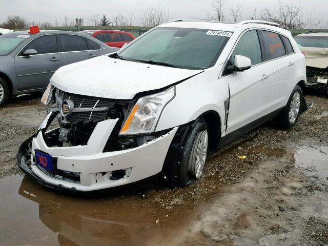 3GYFNAE34CS587265 - 2012 CADILLAC SRX LUXURY WHITE photo 2