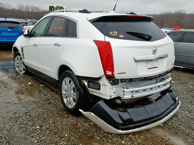 3GYFNAE34CS587265 - 2012 CADILLAC SRX LUXURY WHITE photo 3