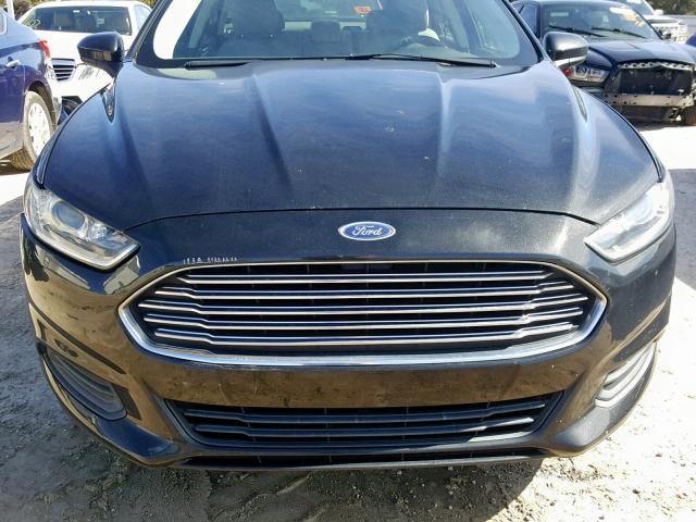 3FA6P0G79DR337349 - 2013 FORD FUSION S BLACK photo 9