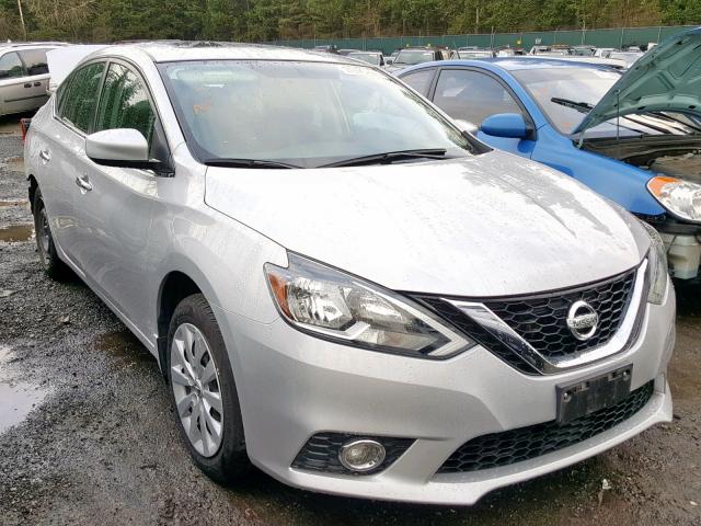 3N1AB7AP7HY304997 - 2017 NISSAN SENTRA S SILVER photo 1