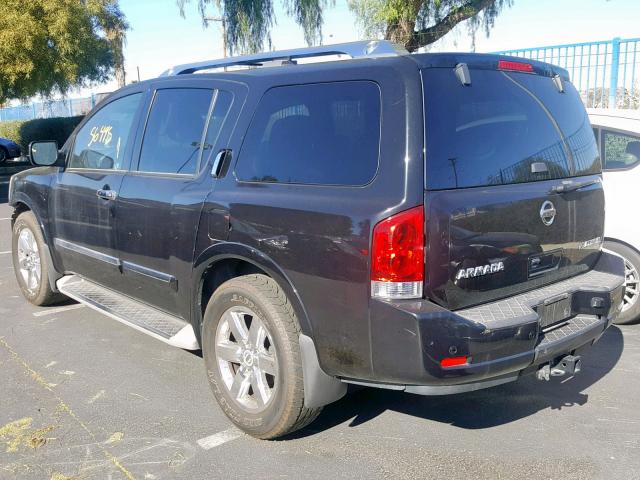 5N1AA0ND2CN614371 - 2012 NISSAN ARMADA SV BLACK photo 3