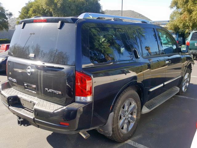 5N1AA0ND2CN614371 - 2012 NISSAN ARMADA SV BLACK photo 4