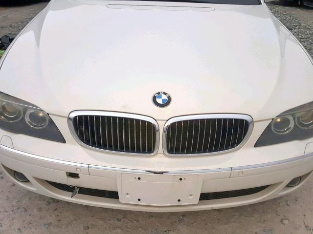WBAHN83526DT30585 - 2006 BMW 750 LI WHITE photo 7
