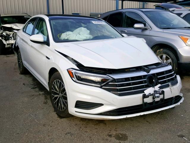 3VWE57BU9KM081769 - 2019 VOLKSWAGEN JETTA SEL WHITE photo 1