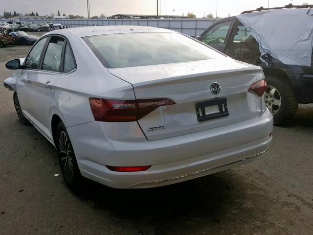 3VWE57BU9KM081769 - 2019 VOLKSWAGEN JETTA SEL WHITE photo 3