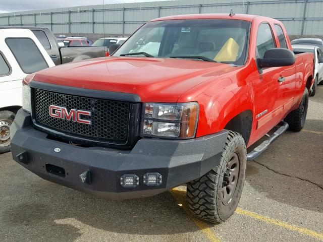 1GTEK19J17Z584402 - 2007 GMC NEW SIERRA RED photo 2