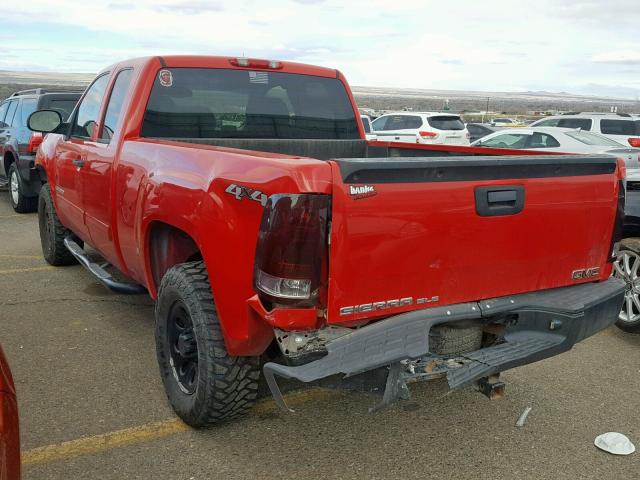 1GTEK19J17Z584402 - 2007 GMC NEW SIERRA RED photo 3