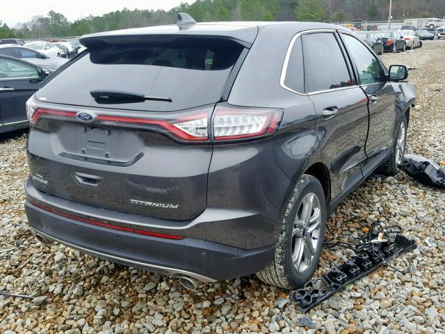 2FMPK3K85GBB05828 - 2016 FORD EDGE TITAN GRAY photo 4