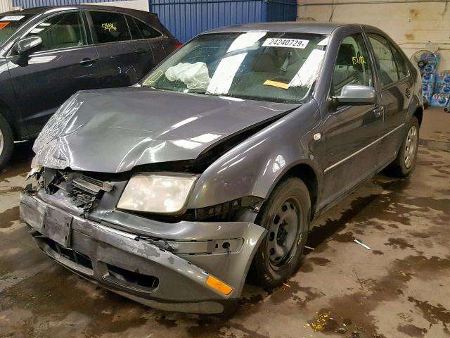 3VWRK69M84M009359 - 2004 VOLKSWAGEN JETTA GL GRAY photo 2