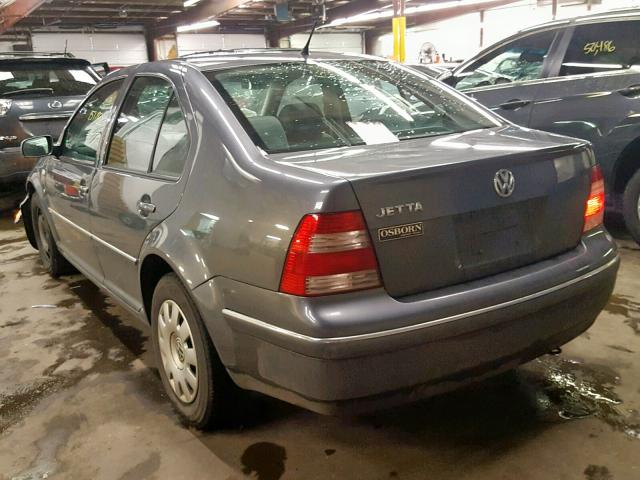 3VWRK69M84M009359 - 2004 VOLKSWAGEN JETTA GL GRAY photo 3