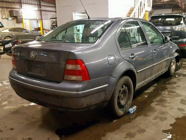 3VWRK69M84M009359 - 2004 VOLKSWAGEN JETTA GL GRAY photo 4