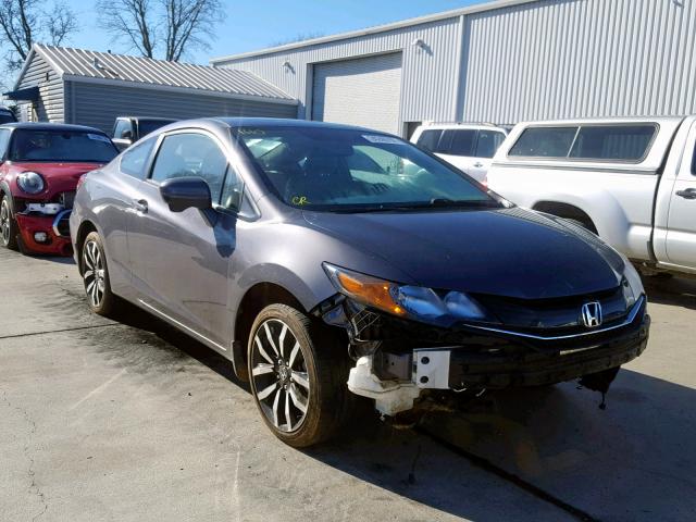 2HGFG3B04FH509759 - 2015 HONDA CIVIC EXL CHARCOAL photo 1