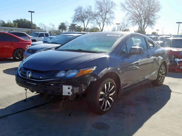 2HGFG3B04FH509759 - 2015 HONDA CIVIC EXL CHARCOAL photo 2