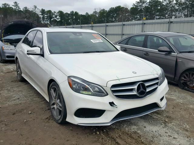 WDDHF5KBXGB173283 - 2016 MERCEDES-BENZ E 350 WHITE photo 1