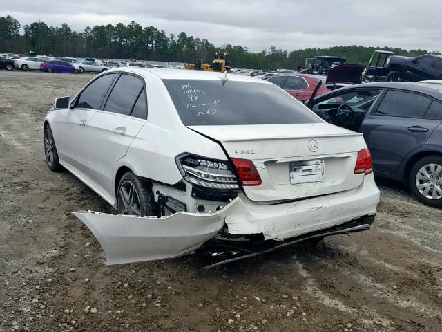 WDDHF5KBXGB173283 - 2016 MERCEDES-BENZ E 350 WHITE photo 3