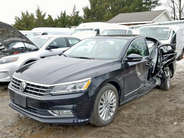 1VWBT7A32GC031502 - 2016 VOLKSWAGEN PASSAT SE BLACK photo 2